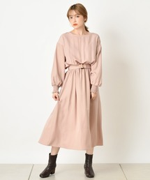 【ZOZO限定】後ろボタンフレアワンピース