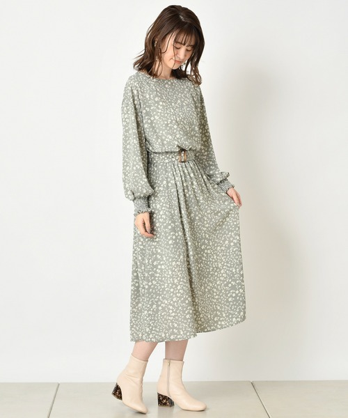 セール】【ZOZO限定】後ろボタンフレアワンピース（ワンピース