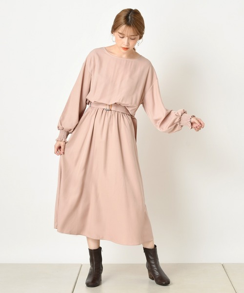 セール】【ZOZO限定】後ろボタンフレアワンピース（ワンピース