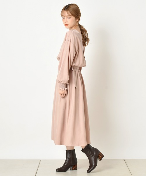 【LOVEPARIS】♡アメリ ボタン フレア ワンピース♡ セール】【ZOZO限定】後ろボタンフレアワンピース（ワンピース