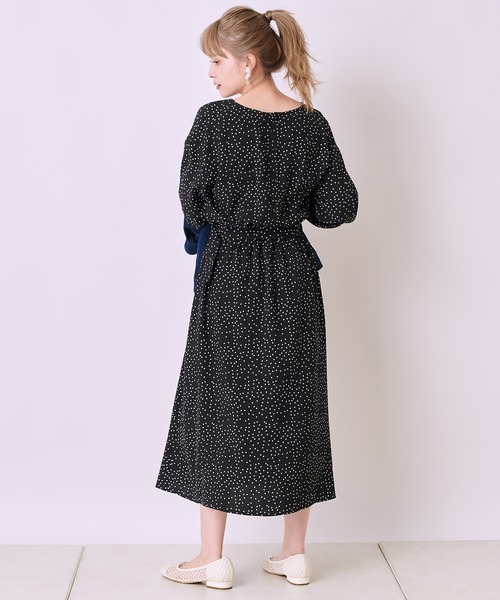 セール】【ZOZO限定】後ろボタンフレアワンピース（ワンピース