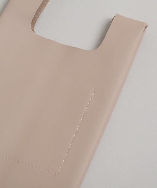 Ciki（シキ）の「レザーマーケットバッグ / 2wayレザーミニハンドバッグ（ハンドバッグ・レディース・ホワイト/ブラック/ベージュ・FREE）」の7枚目の写真