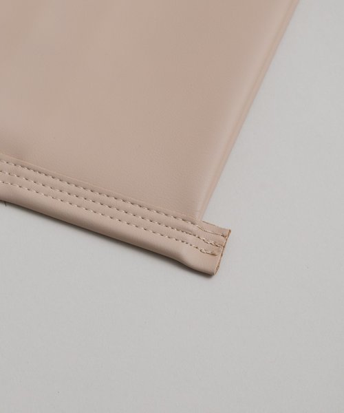 Ciki（シキ）の「レザーマーケットバッグ / 2wayレザーミニハンドバッグ（ハンドバッグ・レディース・ホワイト/ブラック/ベージュ・FREE）」の8枚目の写真