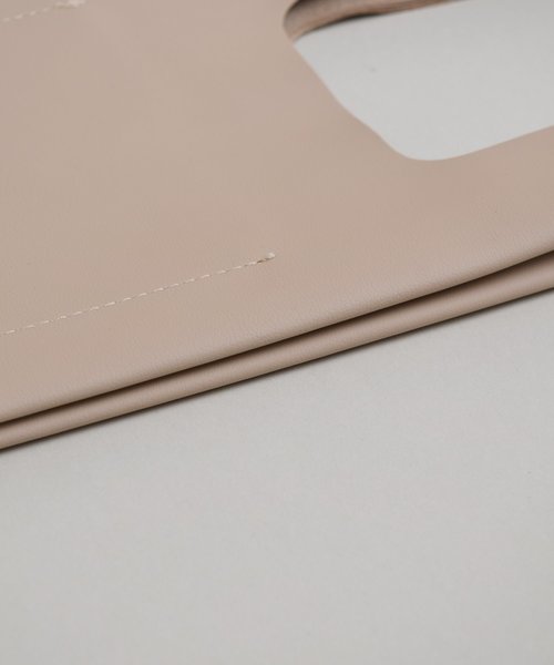 Ciki（シキ）の「レザーマーケットバッグ / 2wayレザーミニハンドバッグ（ハンドバッグ・レディース・ホワイト/ブラック/ベージュ・FREE）」の10枚目の写真