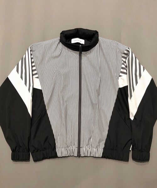 MINOTAUR(ミノトール)の「MINOTAUR(ミノトール)STRIPE HOOD/ストライプフード(パーカー)」|ブラック