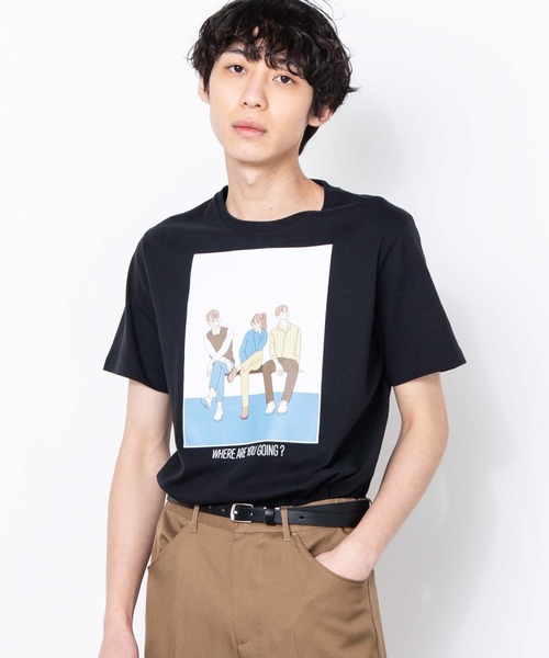 セール Wego レトロボックスグラフィックプリントtシャツ Tシャツ カットソー Wego ウィゴー のファッション通販 Zozotown