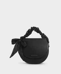 CHARLES & KEITH | サテンスカーフ クロスボディバッグ / Satin Scarf Crossbody Bag(ハンドバッグ)