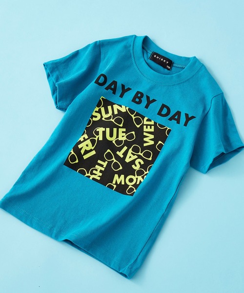SHISKY（シスキー）の「SHISKY / シスキー フロントプリント ベーシック Tシャツ キッズ（Tシャツ/カットソー・キッズ・ブルー/ピンク系その他/ホワイト系その他/ブラック系その他/グリーン/杢グレー/チャコール/レモンイエロー/レッド/ネイビー/グリーン系その他/カーキ/ブルー系その他/ピンク/オレンジ/オフホワイト/ブラック/ブルー系その他2/ホワイト系その他2/ブラック系その他2・150cm/140cm/110cm/120cm/130cm/160cm）」の14枚目の写真