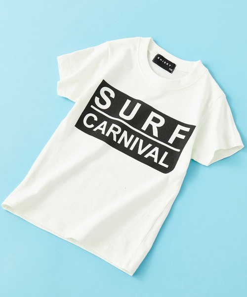 SHISKY（シスキー）の「SHISKY / シスキー フロントプリント ベーシック Tシャツ キッズ（Tシャツ/カットソー・キッズ・ブルー/ピンク系その他/ホワイト系その他/ブラック系その他/グリーン/杢グレー/チャコール/レモンイエロー/レッド/ネイビー/グリーン系その他/カーキ/ブルー系その他/ピンク/オレンジ/オフホワイト/ブラック/ブルー系その他2/ホワイト系その他2/ブラック系その他2・150cm/140cm/110cm/120cm/130cm/160cm）」の2枚目の写真