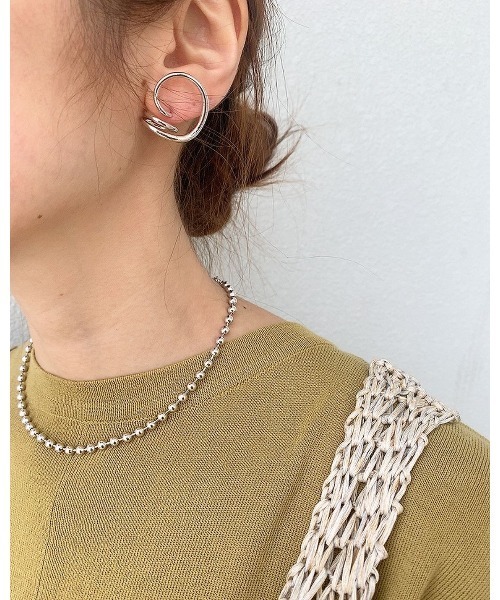 mou（モウ）の「2wayシンプルボールネックレス（ネックレス・レディース・シルバー・FREE）」の4枚目の写真