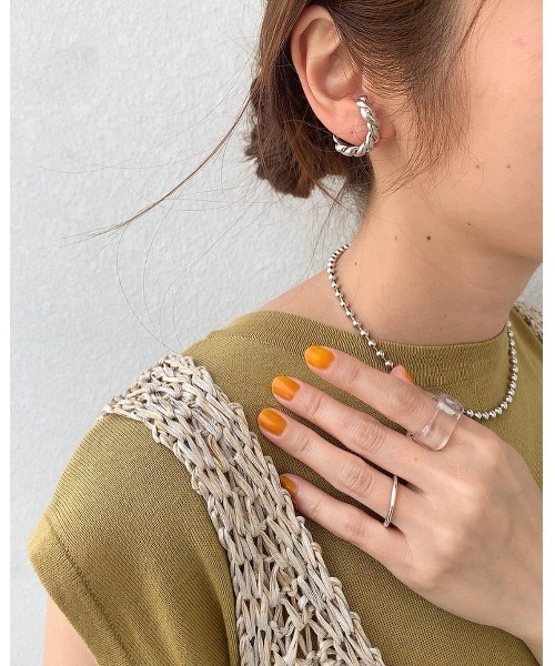 mou（モウ）の「2wayシンプルボールネックレス（ネックレス・レディース・シルバー・FREE）」の5枚目の写真