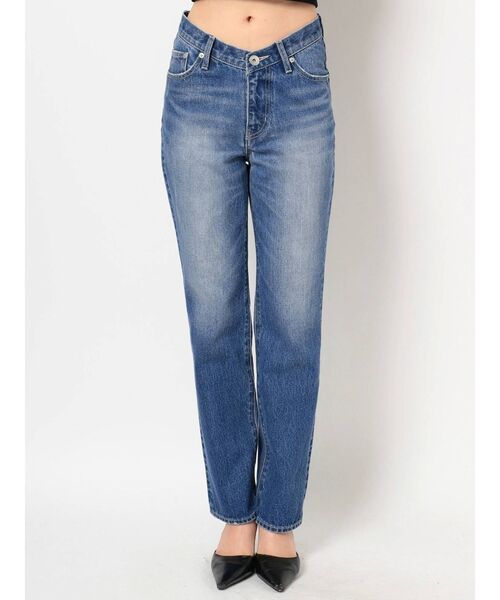 GYDA（ジェイダ）の「ウエストカーブストレートデニムパンツ（デニムパンツ・レディース・ブラック/ブルー・SMALL/MEDIUM/X-SMALL）」の17枚目の写真