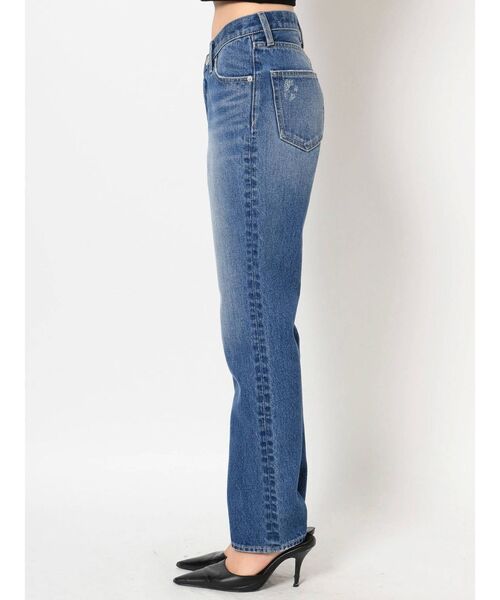 GYDA（ジェイダ）の「ウエストカーブストレートデニムパンツ（デニムパンツ・レディース・ブラック/ブルー・SMALL/MEDIUM/X-SMALL）」の18枚目の写真