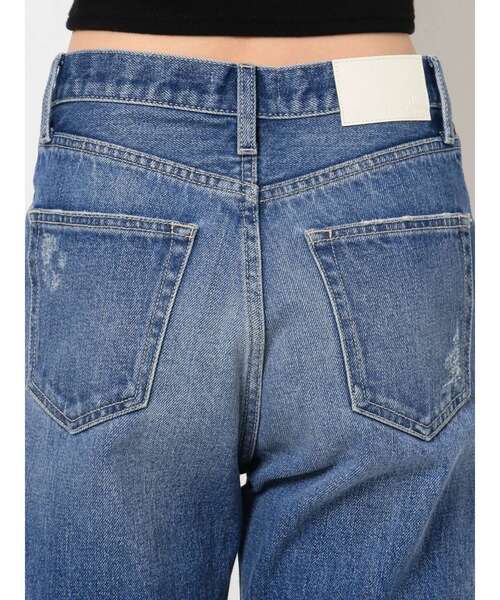 GYDA（ジェイダ）の「ウエストカーブストレートデニムパンツ（デニムパンツ・レディース・ブラック/ブルー・SMALL/MEDIUM/X-SMALL）」の21枚目の写真