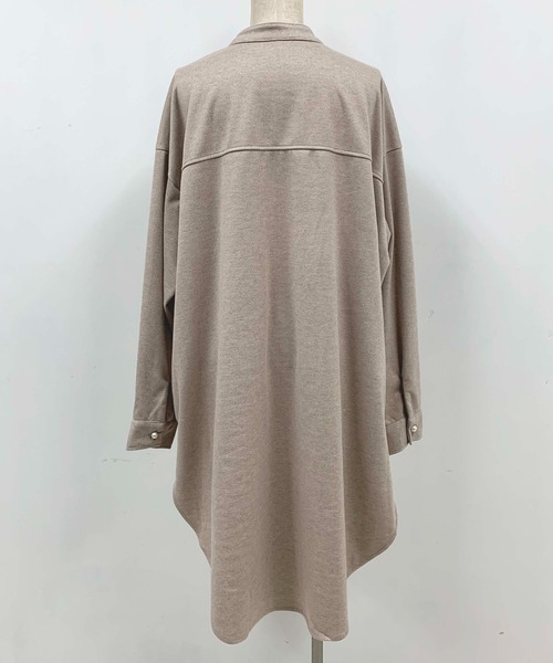 PICCIN(ピッチン)の「パールボタン起毛シャツワンピース(シャツ/ブラウス・レディース・オフホワイト/グレイッシュベージュ・M/L)」の13枚目の写真