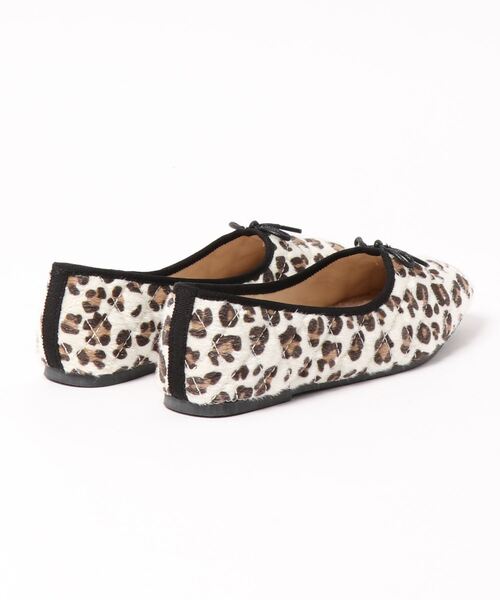 KOBE LETTUCE（コウベレタス）の「無地・レオパード柄　キルティングバレエシューズ（バレエシューズ・レディース・ブラウン/ホワイト系その他/ホワイト系その他2/ブラック/シルバー/イエロー系その他・S/L/LL/M）」の8枚目の写真