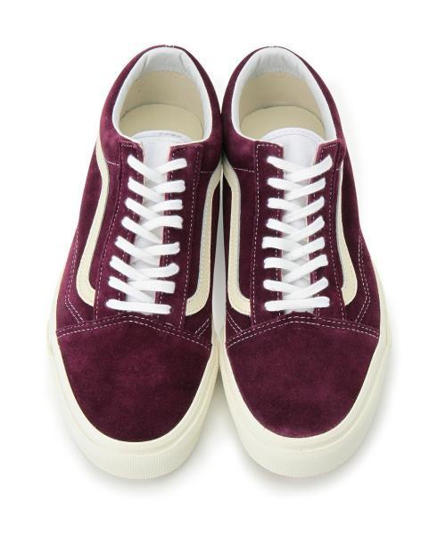 VANS（バンズ）の「VANS / OLD SCHOOL 14FW（スニーカー・メンズ・グリーン/パープル・8inch/8.5inch/9inch/9.5inch/10inch/10.5inch）」の3枚目の写真