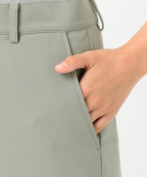 J.PRESS(ジェイプレス)の「【洗える】40/2NEWESTバックピーチ セミワイドパンツ(その他パンツ・レディース・スモーキーグリーン系/ベージュ系/ネイビー系・9/7/11/13)」の12枚目の写真