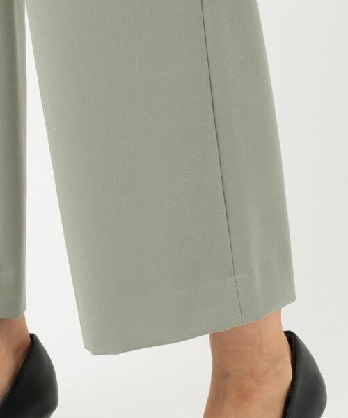 J.PRESS(ジェイプレス)の「【洗える】40/2NEWESTバックピーチ セミワイドパンツ(その他パンツ・レディース・スモーキーグリーン系/ベージュ系/ネイビー系・9/7/11/13)」の13枚目の写真