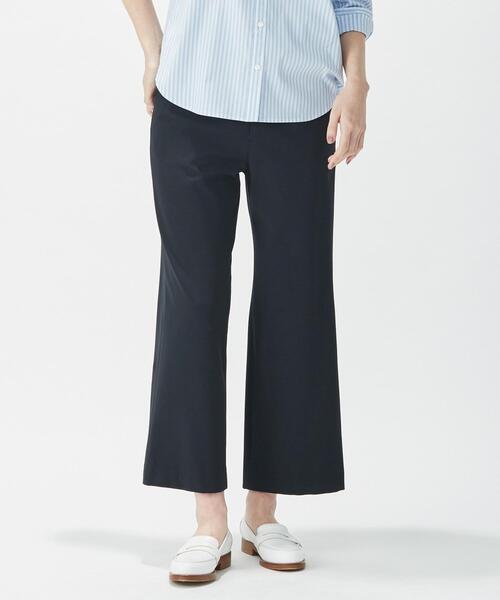 J.PRESS(ジェイプレス)の「【洗える】40/2NEWESTバックピーチ セミワイドパンツ(その他パンツ・レディース・スモーキーグリーン系/ベージュ系/ネイビー系・9/7/11/13)」の17枚目の写真