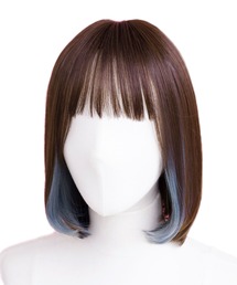 LINEASTORIA（リネアストリア）の「【フルウィッグ・ミディアム】インナーカラーカジュアルボブ（ウィッグ）」