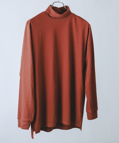 epnok(エプノック)の「タートルネックスリットインナー(Tシャツ/カットソー・メンズ・オフホワイト/マスタード/ボルドー・MEDIUM/LARGE)」の3枚目の写真