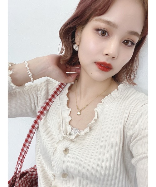 JUMELLE（ジュメロ）の「サンドパールピアス（ピアス（両耳用）・レディース・ゴールド・FREE）」の2枚目の写真