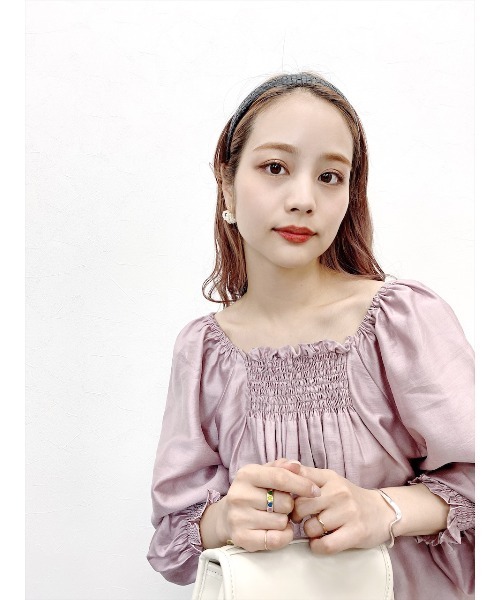 JUMELLE（ジュメロ）の「サンドパールピアス（ピアス（両耳用）・レディース・ゴールド・FREE）」の11枚目の写真