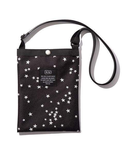 KiU（キウ）の「600D サコッシュ ミニ（ショルダーバッグ・レディース・ブラック/アニマル/ホワイト系その他/ブラック系その他/グレー系その他/その他10/ブラック系その他2/カラフル/ブルー系その他/ブラック系その他3/タイガーカモ/ブラック×カーキ/ブルー系その他2/ベージュ系その他/レオパード・FREE）」の5枚目の写真