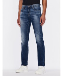 ARMANI EXCHANGE（アルマーニエクスチェンジ）の「【A|Xアルマーニ エクスチェンジ】ミディアムブルーウォッシュ　デニムパンツ_J13/SLIM（デニムパンツ・メンズ）」