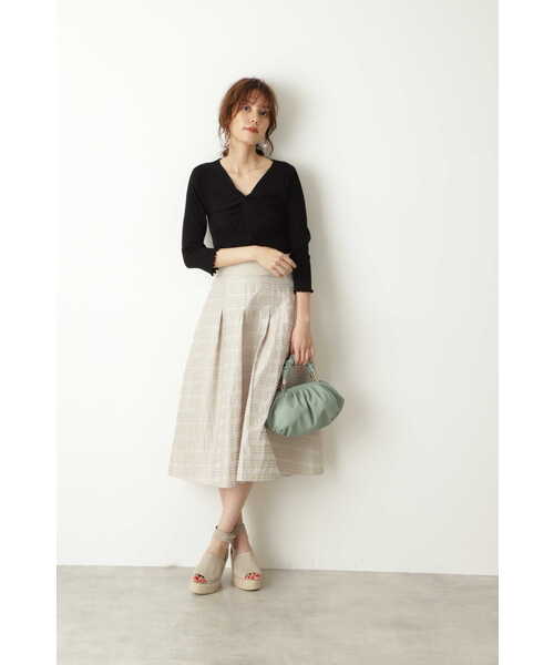 JILL STUART（ジルスチュアート）の「◆ツイストニット（ニット/セーター・レディース・ライトグリーン/ブラック/ホワイト・FREE）」の18枚目の写真