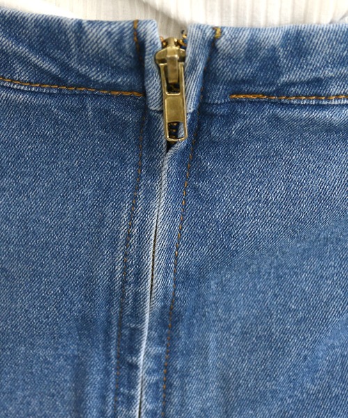Roomy's（ルーミーズ）の「イレヘムデニムスカート（スカート・レディース・ネイビー・SMALL/MEDIUM）」の11枚目の写真