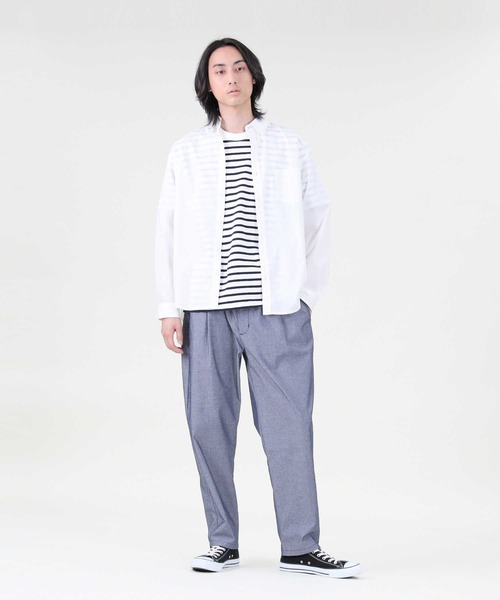 BACK NUMBER(バックナンバー)の「【接触冷感】【BACK NUMBER】DRYシャンブレーイージー / 吸水速乾(その他パンツ・メンズ・ライトインディゴブルー/ダークインディゴブルー・M/XL/S/L)」の6枚目の写真