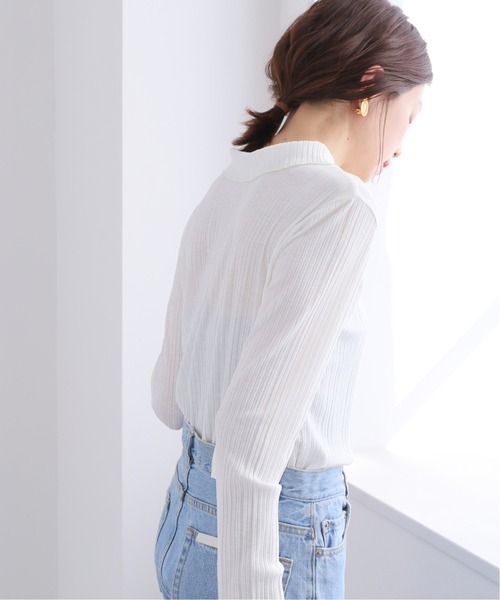 セール】フリルカラープルオーバー【手洗い可能】◇（Tシャツ