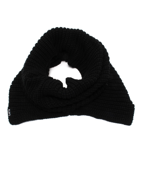 Lui's（ルイス）の「Lui's トールスヌード（ストール/ショール・メンズ・ホワイト/ブラック・FREE）」の2枚目の写真