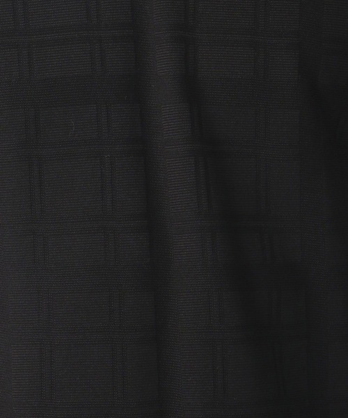 NICOLE CLUB FOR MEN（ニコルクラブフォーメン）の「リンクスチェックVネックカット（Tシャツ/カットソー・メンズ・ボルドー/ホワイト/その他1/ブラック/ネイビー・MEDIUM/X-LARGE/LARGE）」の7枚目の写真