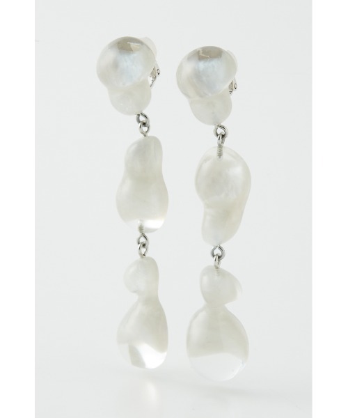 SLY（スライ）の「GLISTENS EARRING イヤリング（イヤリング・レディース・クリア/オレンジ・FREE）」の8枚目の写真