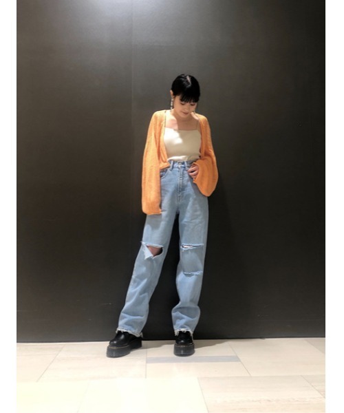 SLY（スライ）の「GLISTENS EARRING イヤリング（イヤリング・レディース・クリア/オレンジ・FREE）」の15枚目の写真