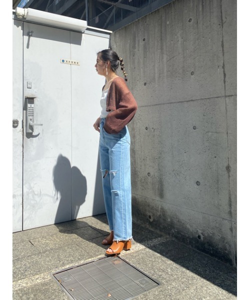 SLY（スライ）の「GLISTENS EARRING イヤリング（イヤリング・レディース・クリア/オレンジ・FREE）」の16枚目の写真