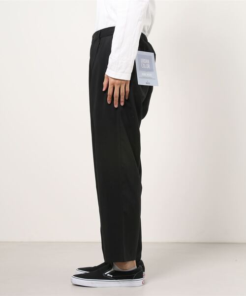 WEGO（ウィゴー）の「WEGO/アーバンカラーセミワイドスラックス（スラックス・メンズ・カーキ/ブルー系その他/ブラック/ベージュ/ダークグリーン/ワイン・SMALL/MEDIUM/LARGE）」の11枚目の写真