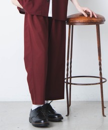 WEGO/アーバンカラーセミワイドスラックス