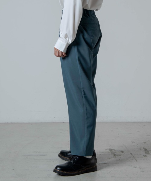 WEGO（ウィゴー）の「WEGO/アーバンカラーセミワイドスラックス（スラックス・メンズ・カーキ/ブルー系その他/ブラック/ベージュ/ダークグリーン/ワイン・SMALL/MEDIUM/LARGE）」の20枚目の写真