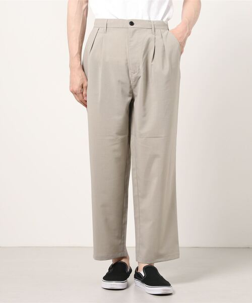 WEGO（ウィゴー）の「WEGO/アーバンカラーセミワイドスラックス（スラックス・メンズ・カーキ/ブルー系その他/ブラック/ベージュ/ダークグリーン/ワイン・SMALL/MEDIUM/LARGE）」の10枚目の写真