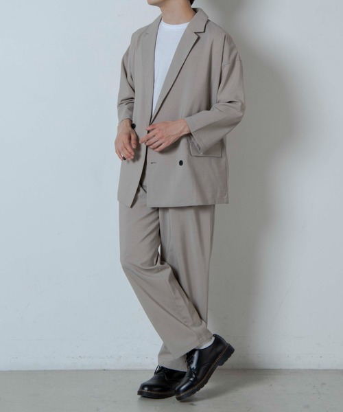 WEGO（ウィゴー）の「WEGO/アーバンカラーセミワイドスラックス（スラックス・メンズ・カーキ/ブルー系その他/ブラック/ベージュ/ダークグリーン/ワイン・SMALL/MEDIUM/LARGE）」の7枚目の写真