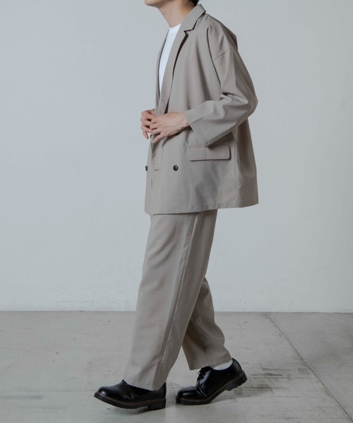 WEGO（ウィゴー）の「WEGO/アーバンカラーセミワイドスラックス（スラックス・メンズ・カーキ/ブルー系その他/ブラック/ベージュ/ダークグリーン/ワイン・SMALL/MEDIUM/LARGE）」の8枚目の写真