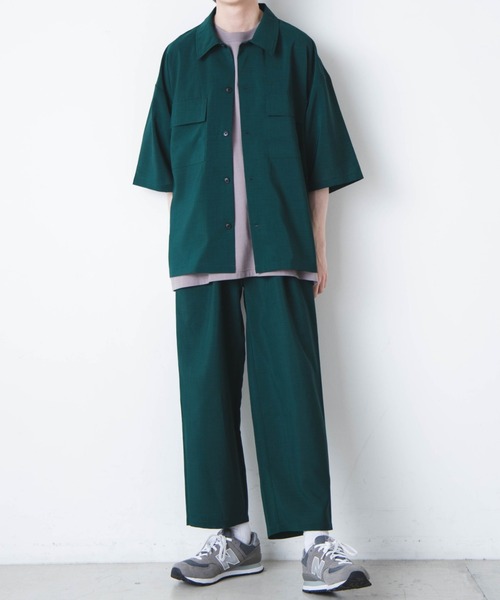 WEGO（ウィゴー）の「WEGO/アーバンカラーセミワイドスラックス（スラックス・メンズ・カーキ/ブルー系その他/ブラック/ベージュ/ダークグリーン/ワイン・SMALL/MEDIUM/LARGE）」の15枚目の写真