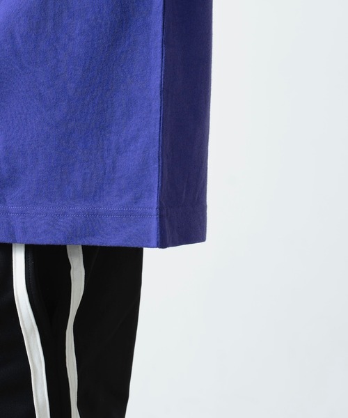 Guess(ゲス)の「∴WEGO/別注GUESSリンガービッグシルエット半袖Tシャツ(Tシャツ/カットソー・メンズ・パープル/ホワイト・LARGE/MEDIUM)」の16枚目の写真