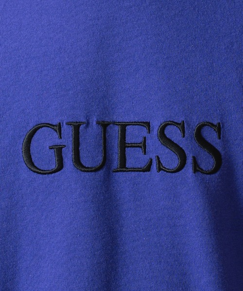 Guess(ゲス)の「∴WEGO/別注GUESSリンガービッグシルエット半袖Tシャツ(Tシャツ/カットソー・メンズ・パープル/ホワイト・LARGE/MEDIUM)」の18枚目の写真