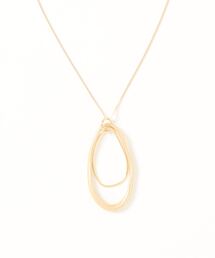 NATURAL BEAUTY BASIC | マット＆シャインメタルネックレス(ネックレス)