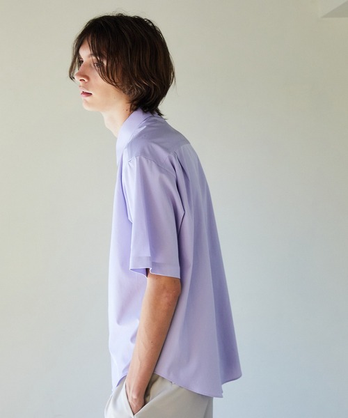 UNITED TOKYO（ユナイテッドトウキョウ）の「HI-STRETCH レギュラーSH（シャツ/ブラウス・メンズ・ホワイト/パープル/ネイビー・1/2/3）」の6枚目の写真